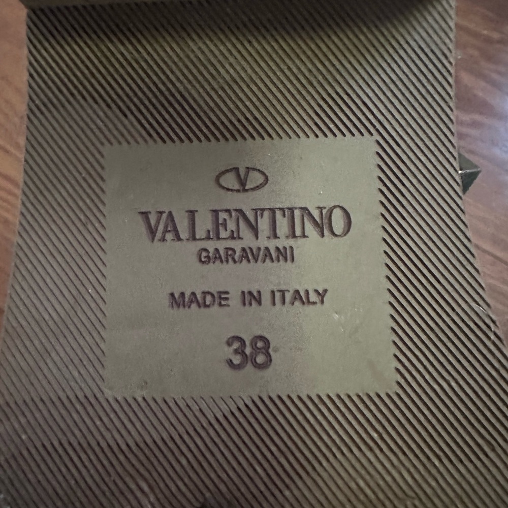 Valentino Cork Rock Stud Flat Forms - image 2